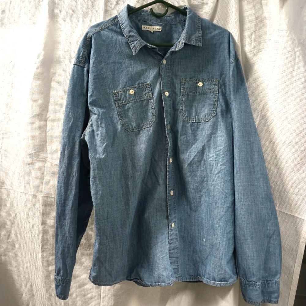 Marc Echo Denim Chamber Shirt Size XXlarge